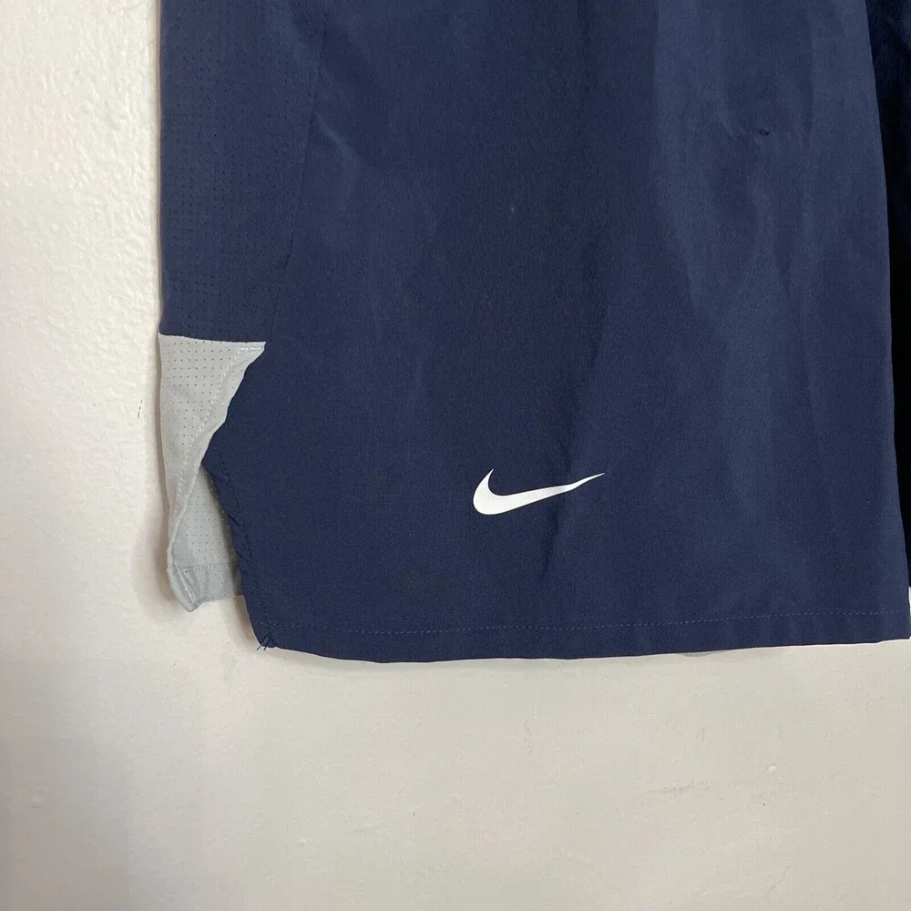 Nike Dri-FIT US Football Training Short Men's L Navy Blue White Gray NWT Flaw
